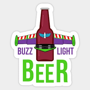 BUZZ LIGHT BEER Sticker